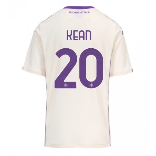 Fiorentina Moise Kean #20 Segunda Equipación 2025-26 Manga Corta